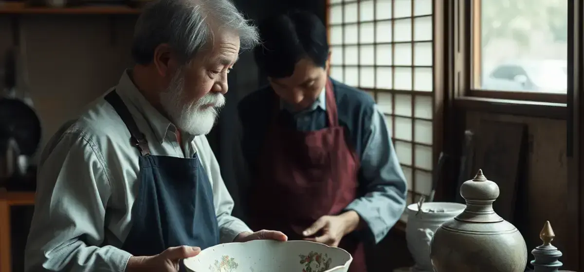 修復施工の様子