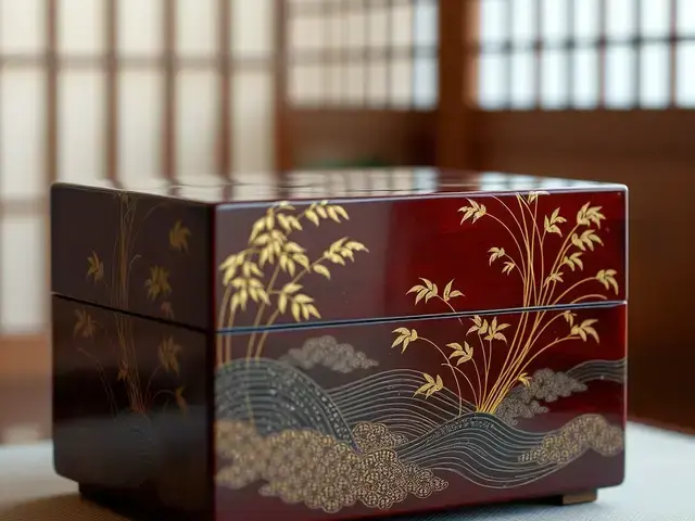 蒔絵修復された漆器